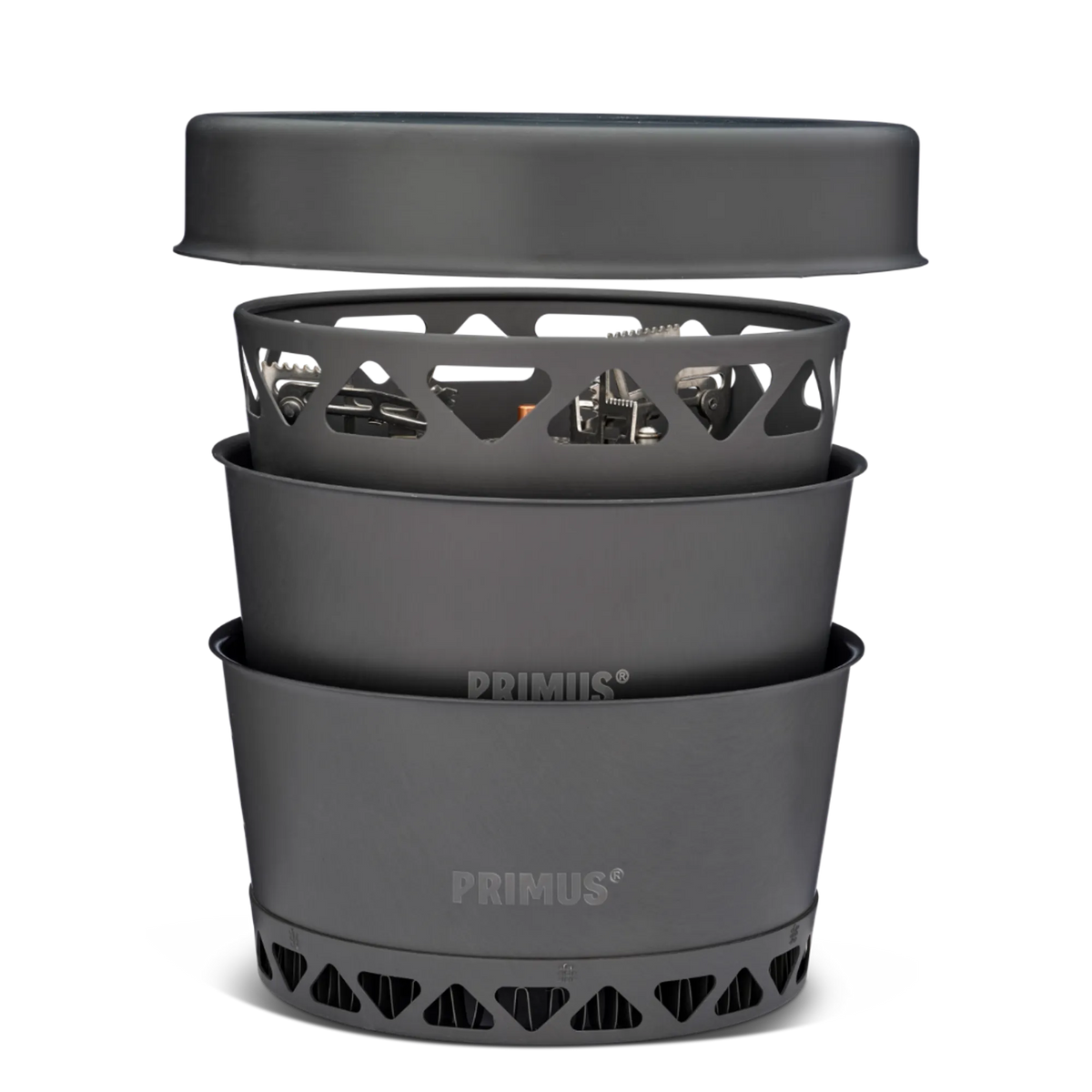 P351038 Primetech Stove Set 2x1.3L w. pan 11