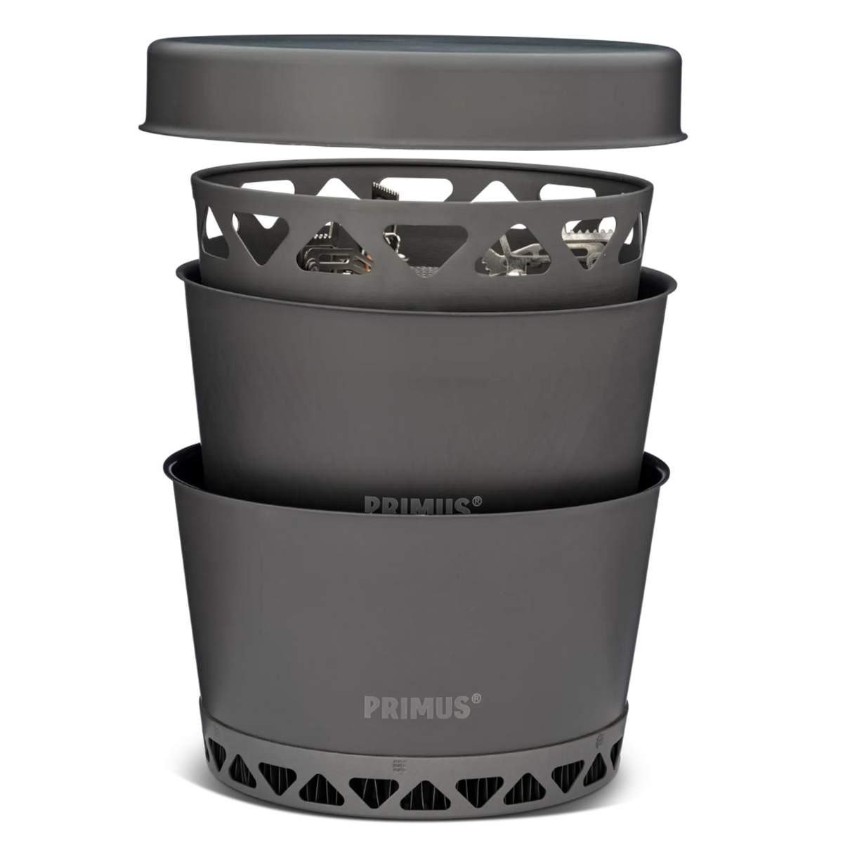 P351040 Primetech Stove Set 2x2.3L  w. pan 11