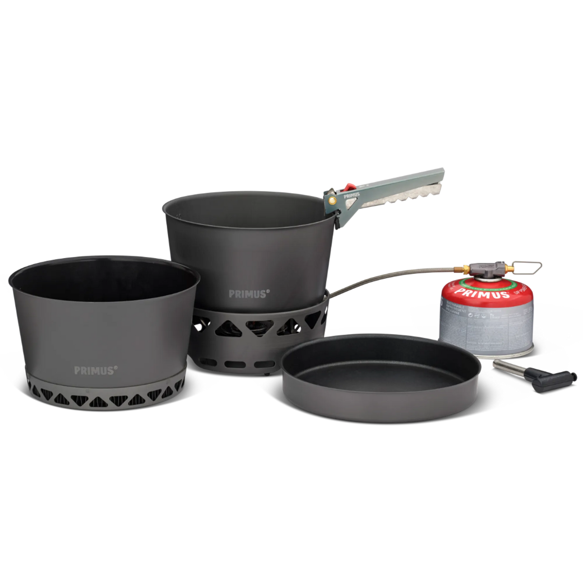 P351040 Primetech Stove Set 2x2.3L  w. pan 7